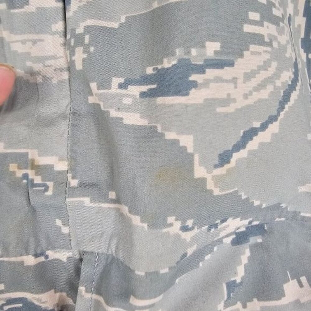USAF Tiger Stripe Field Rainsuit Parka M Camo Military Outdoor Cargo Gorpcore - Picture 9 of 12